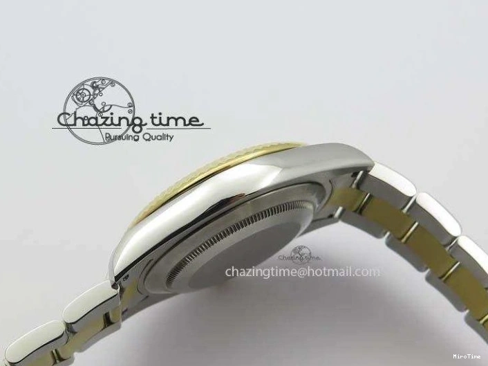 MiroTime 0415 Functional DateJust II 116333 SS YG 41mm EW Best Edition Gray Dial Roman Markers On SS Bracelet A 3823